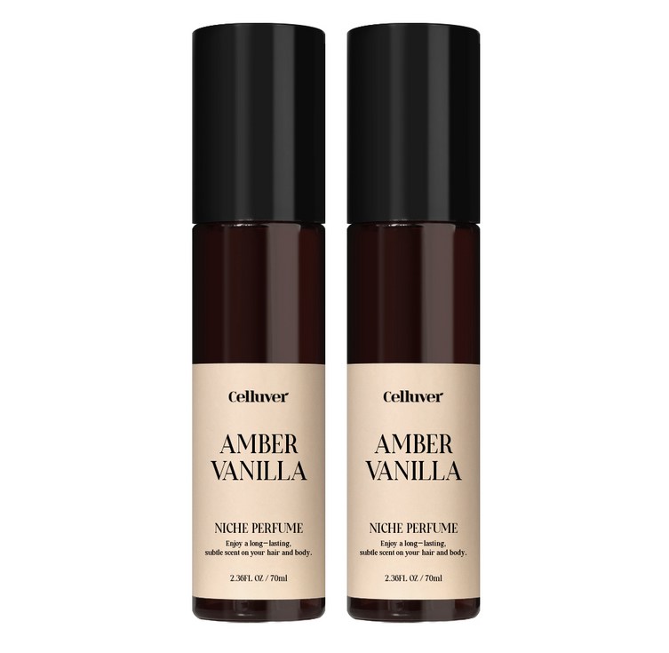 셀러버쉬폰향수 니치 오 드 퍼퓸 엠버바닐라, 70ml, 2개