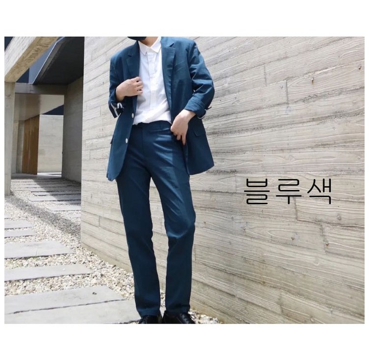 제이웰남자 봄 여름 가을 고퀄 린넨 스판 시원한 쿨 셋업 정장 수트 자켓