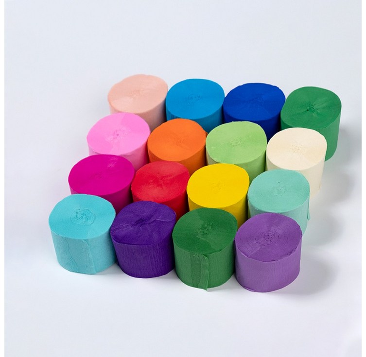 star starred 파티 스트리머 Roll 미니 주름지mini crepe paper