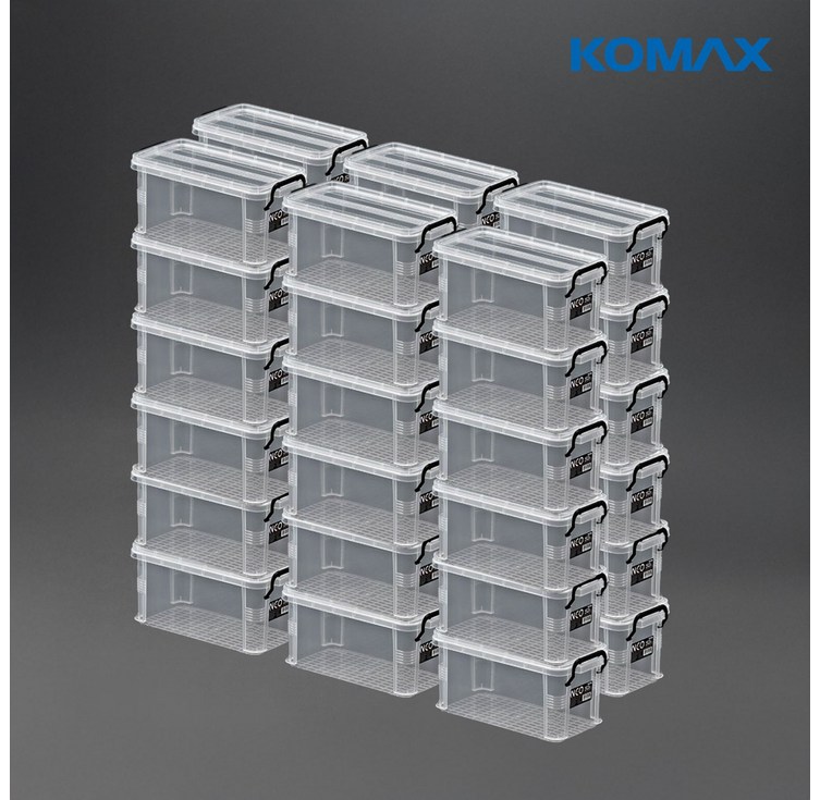 네오박스 257x169x140 1개입 정리수납함 투명수납함