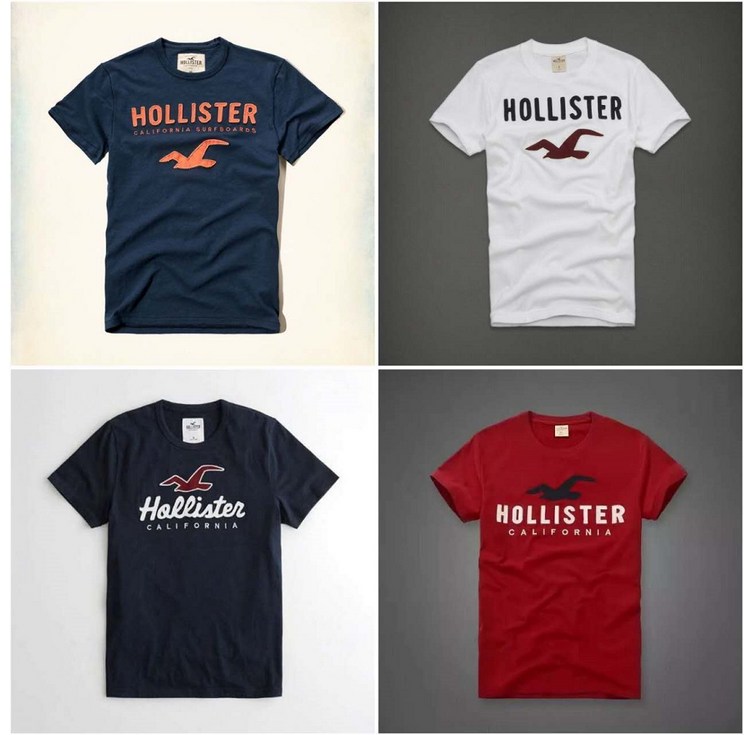 HOLLISTE 남성 반팔티셔츠 라운드넥