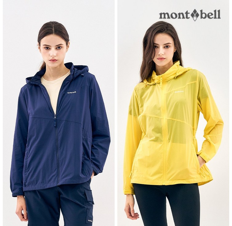 몽벨 여성 사선 바람막이 자켓