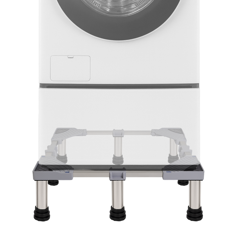 빅사이즈 세탁기 받침대 20cm 8발 높이조절 드럼 통돌이 건조기 소음차단, 1개, NZBIG20cm8