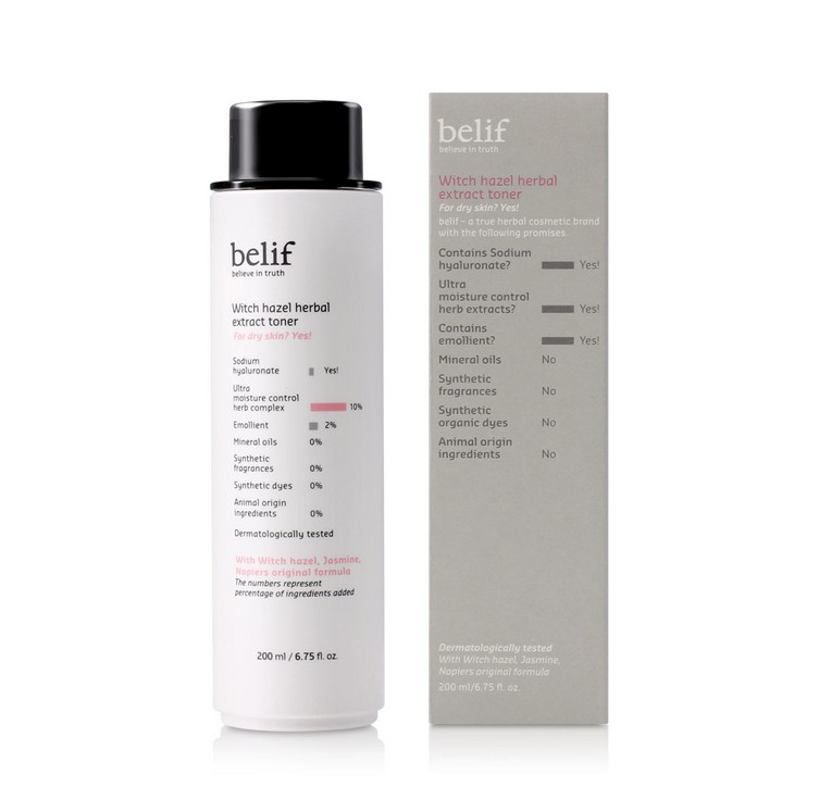 빌리프 위치헤이즐 허벌 익스트랙트 토너 건성 피부, 200ml, 1개 빌리프 위치헤이즐 허벌 익스트랙트 토너 건성 피부, 200ml, 1개
