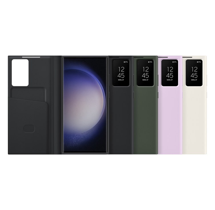 삼성 정품 갤럭시 S23울트라 스마트 뷰 월렛 케이스 EFZS918 N