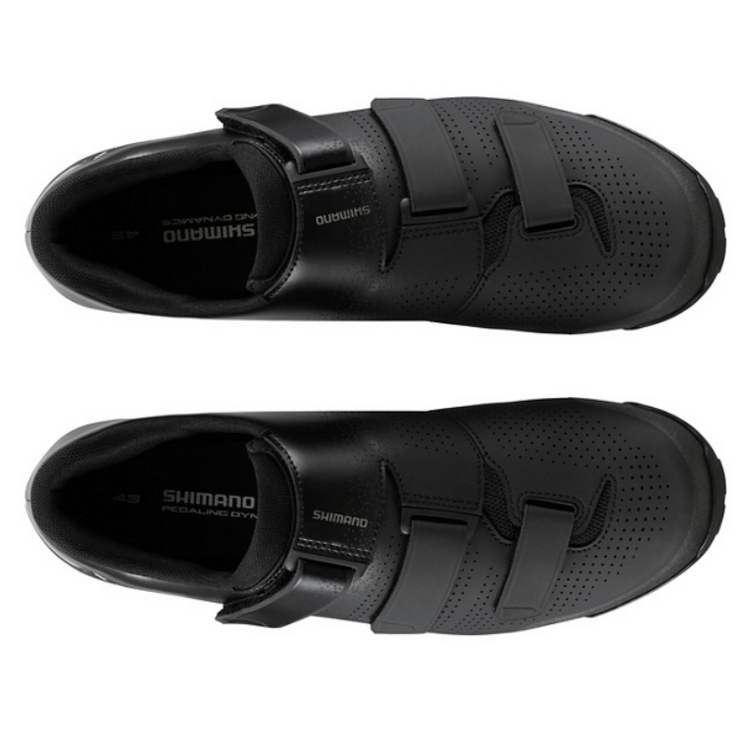 시마노 SHXC102 자전거 클릿 슈즈 남성용SPD MTB 클리트 호환 인문용 자전거용 신발SHXC1 블랙 올리브, EU 43,  블랙