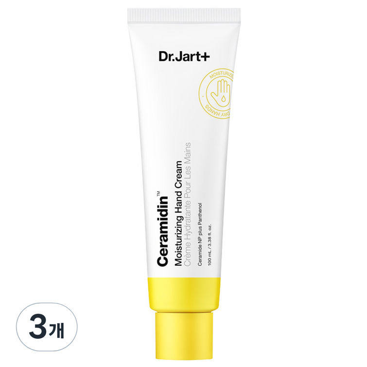 닥터자르트 세라마이딘 모이스처라이징 핸드크림, 100ml, 3개 닥터자르트 세라마이딘 모이스처라이징 핸드크림, 100ml, 3개