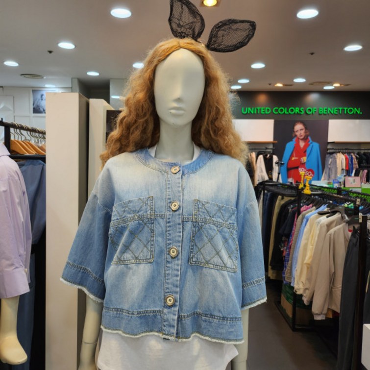 베네통 포캣데님점퍼BAJP59231