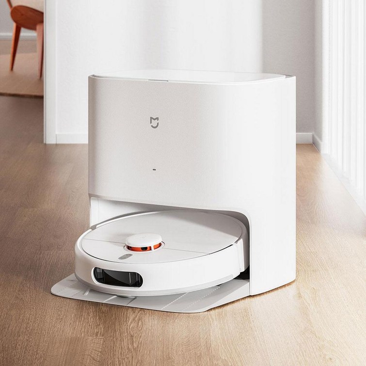 샤오미 미지아 물걸레 자동세척 로봇청소기 2 클린스테이션  미홉연동 LCD스크린 LDC센서탑재