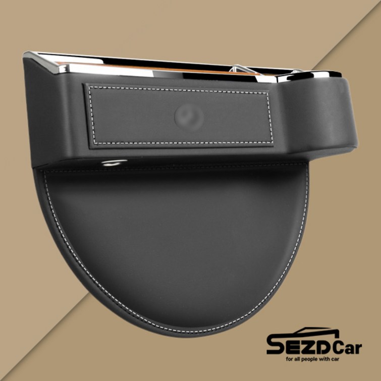 벤츠 틈새수납 사이드포켓 컵홀더 실내수납 틈새쿠션 E클래스 S클래스 GLE GLS GLC C클래스, 블랙조수석, 1개