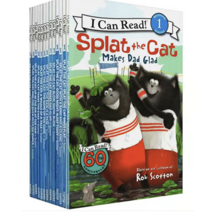 국내 아이캔리드 스플랫 더 캣 16권 세트 영어원서 I Can Read Splat The Cat정식음원 제공