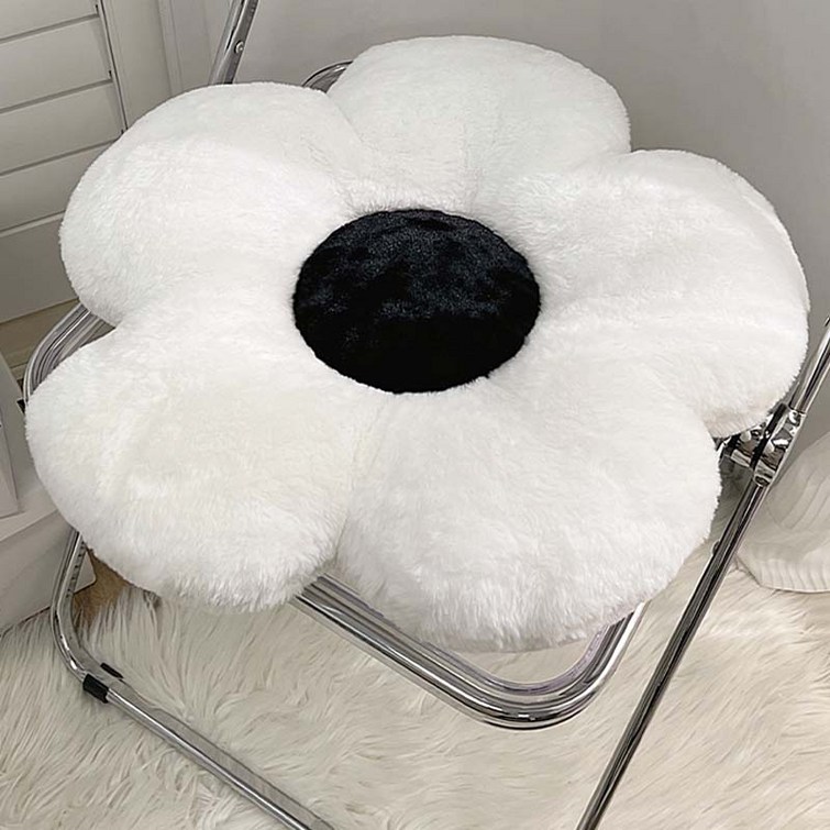 클레버 인조 토끼털 벨벳 플라워 쿠션 클레버 인조 토끼털 벨벳 플라워 쿠션